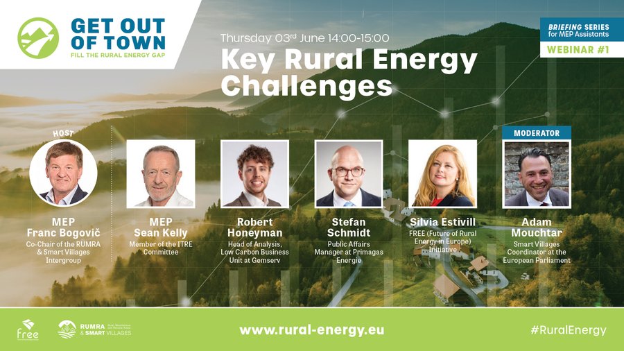 Get out of Town – Fill the Rural Energy Gap - You can still register to the webinar
