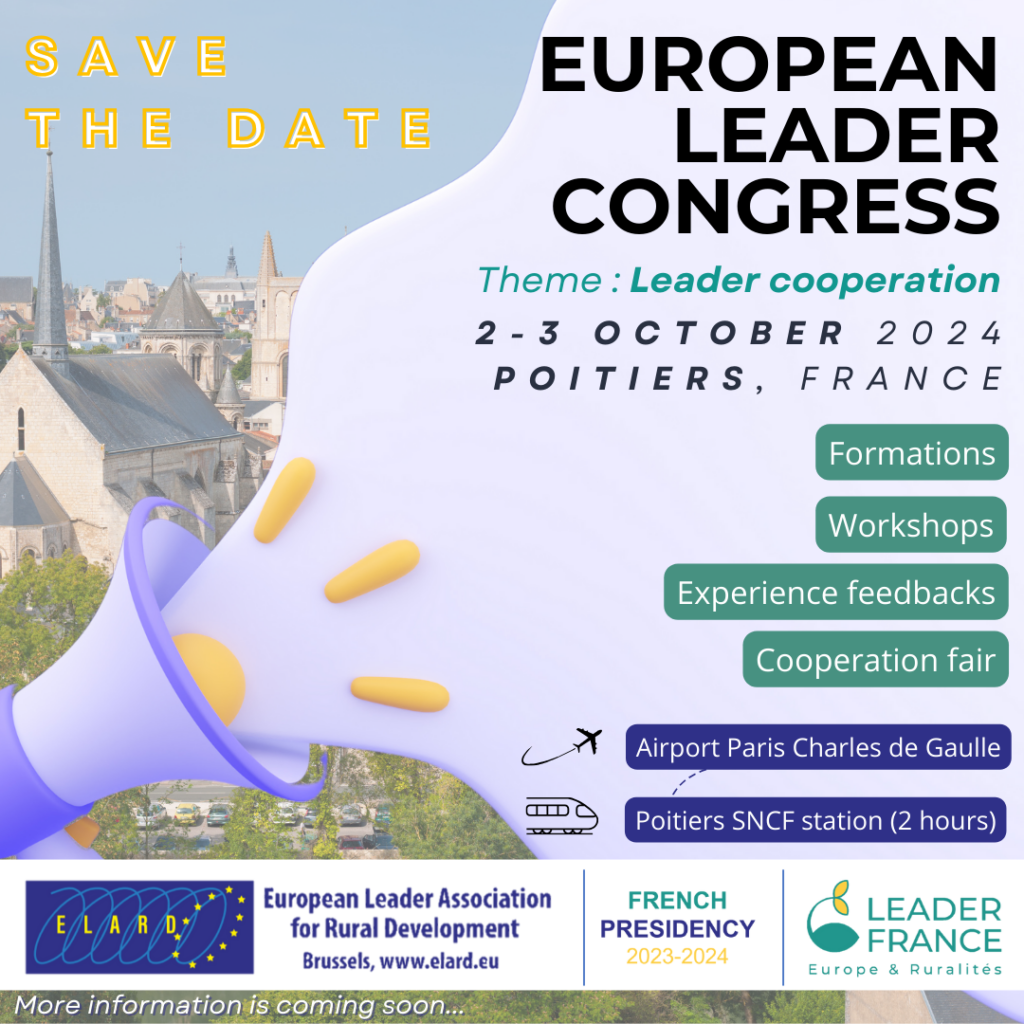 SAVE THE DATE - 2024 European LEADER congress !