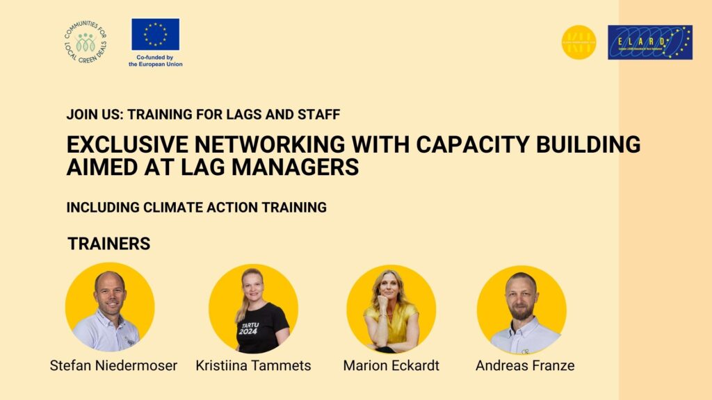 Exclusive Networking & Capacity Building for LAG Managers