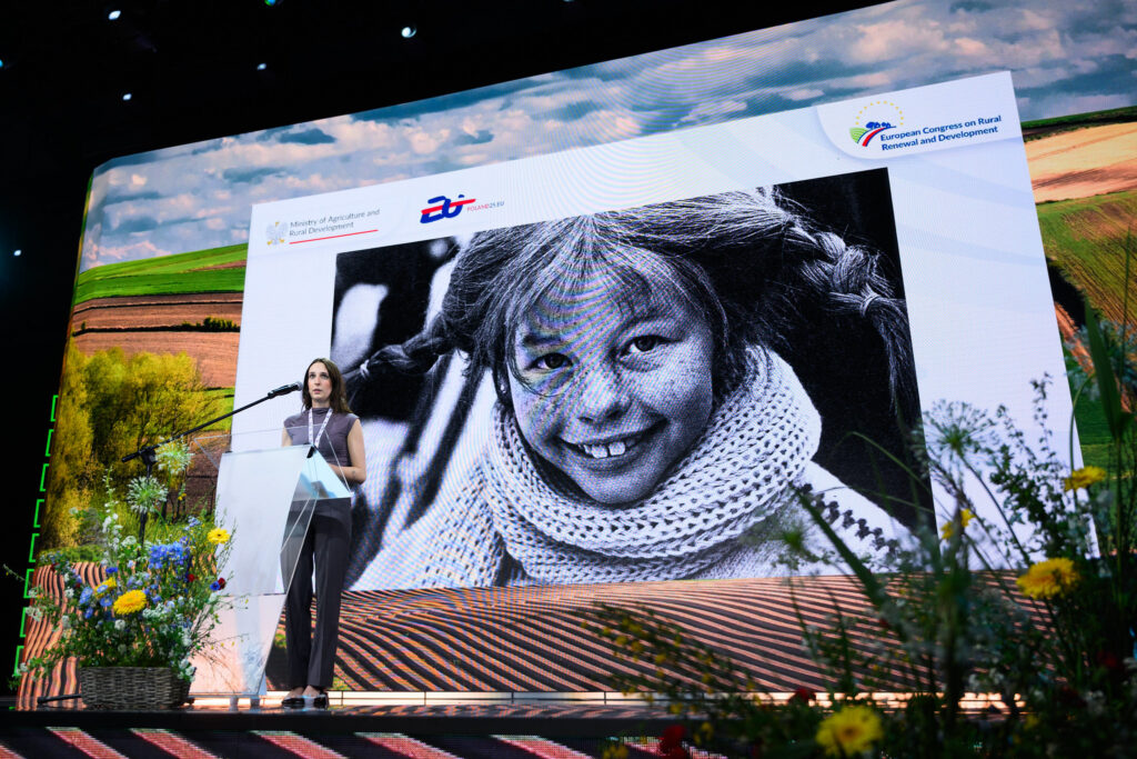 On Stage at the European Congress for Rural Renewal and Development