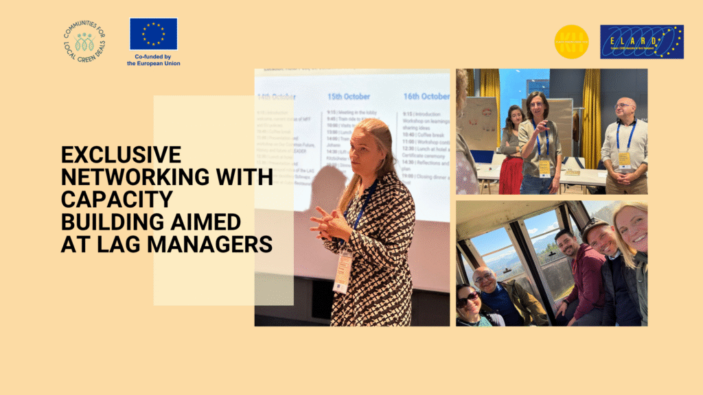 Successful Training days for LAG Managers within the COM4LGD Project in Tirol Successful Training days for LAG Managers within the COM4LGD Project in Tirol