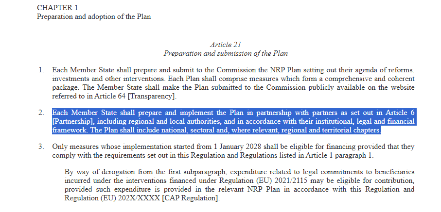 NRPP consultations: why EU member states must involve LAGs now